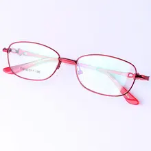 Модная новая короткая оправа для очков, полная оправа для девушек среднего возраста, Молодежная металлическая оправа для очков