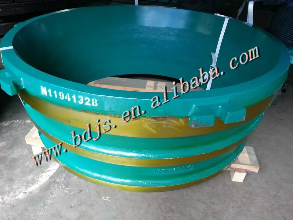 metso crusher bowl liner of hp500 bowl liner of high manganese metso cone crusher wear parts