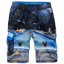 Одежда, обшитые мужские шорты, шорты из хлопка длиной до колена летний молодой свободный Быстросохнущий пляжные шорты, мужские повседневные модные шорты