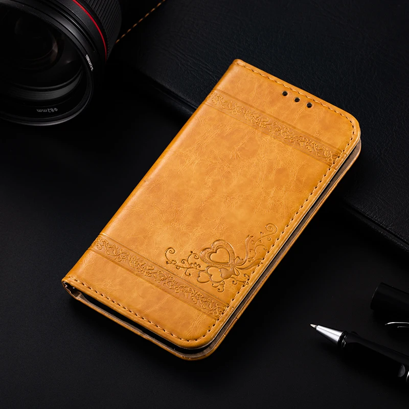 Кожаный чехол-книжка для телефона AMMYKI с цветочным принтом и треугольным знаком 4,3 'для SONY Xperia Z1 mini D5503 M51W Z1 Compact чехол - Цвет: Gold