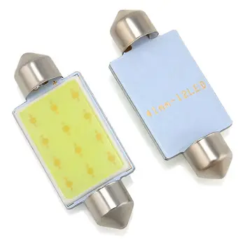 

2 pcs Festoon COB 12 Chips DC 12V LED Car Dome Read Lights Car Lighting 41mm