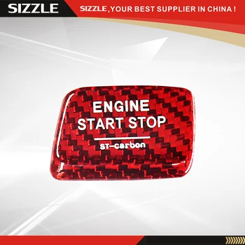 

For Chevrolet Camaro 2016 2017 Engine Start Button Ignition Device Carbon Fiber Sticker