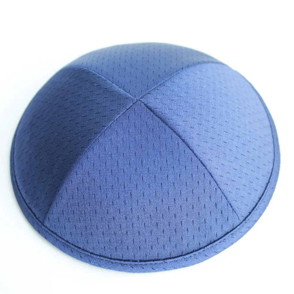 Темно синяя сетчатая ткань kippot Yarmulke Kippah Kippot 17 см Кепка с черепом|skull cap|jewish yarmulkejewish