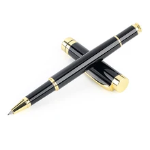 Бренд Jinhao, черная, золотая, металлическая шариковая офисная деловая ручка, средний наконечник, шариковые ручки для письма, школьные канцелярские принадлежности, подарки