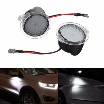 

Krator 2PCS High Power White LED Side Mirror Puddle Lights For Ford F150 2009-2014 Edge