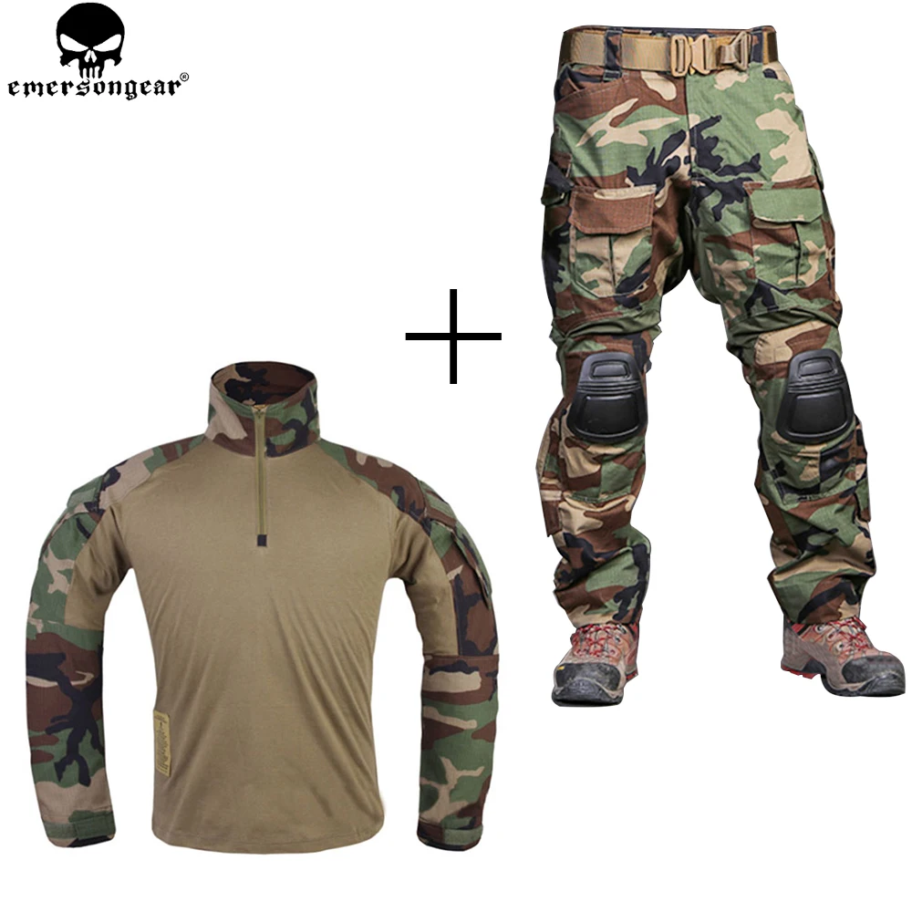Tactical Pants Combat Uniform Knee Pads 