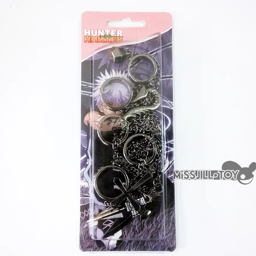 Аниме Hunter x Kurapika фигер кольца Косплэй ювелирное изделие металлические опоры