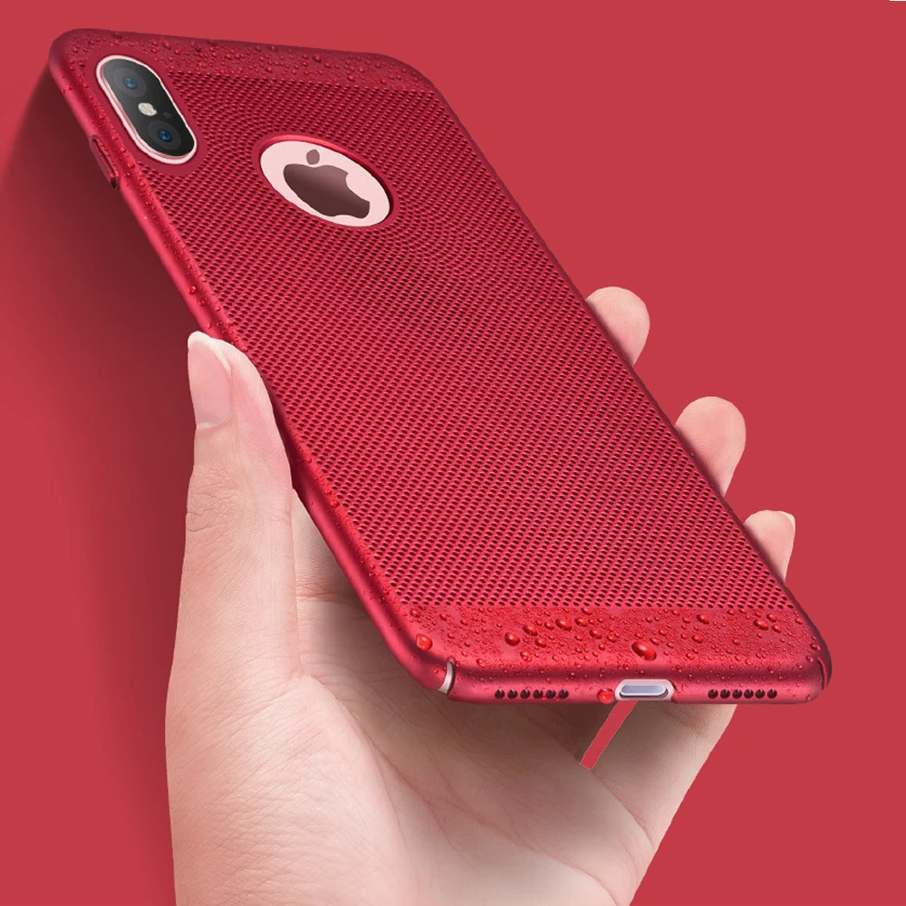 Полые чехлы с рассеиванием тепла для iPhone 6 6S 7 8 Plus XS XR MAX |