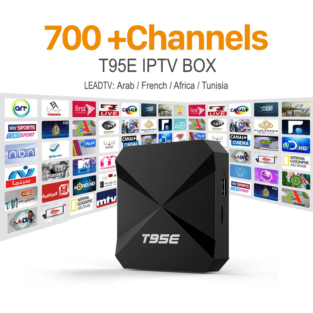 

2017 Best 4K Sky Italian UK DE French IPTV Box Europe Arabic iptv Box with 1 year LEADTV Subscription Arabic Channel iptv TV Box