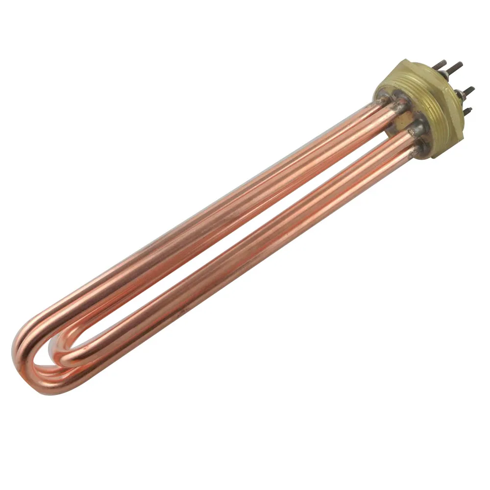 (New) DN50 2inch 58mm Copper Water Heating Heater Element 220V/380Vin