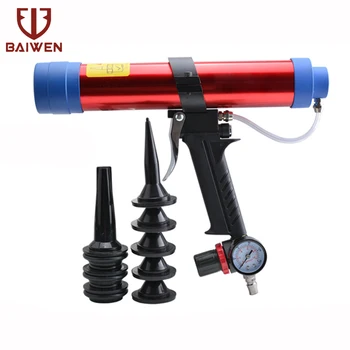 

15 inches 250ml/600ml Pneumatic air glass glue guns with Pistons Glass Glue Air Rubber Guns Tool Caulking Glass Silicone Tools