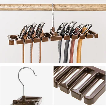 Multifuction Storage Rack Tie Belt Organizer Rotating Ties Hanger Holder Closet Organization Wardrobe Finishing Rack
