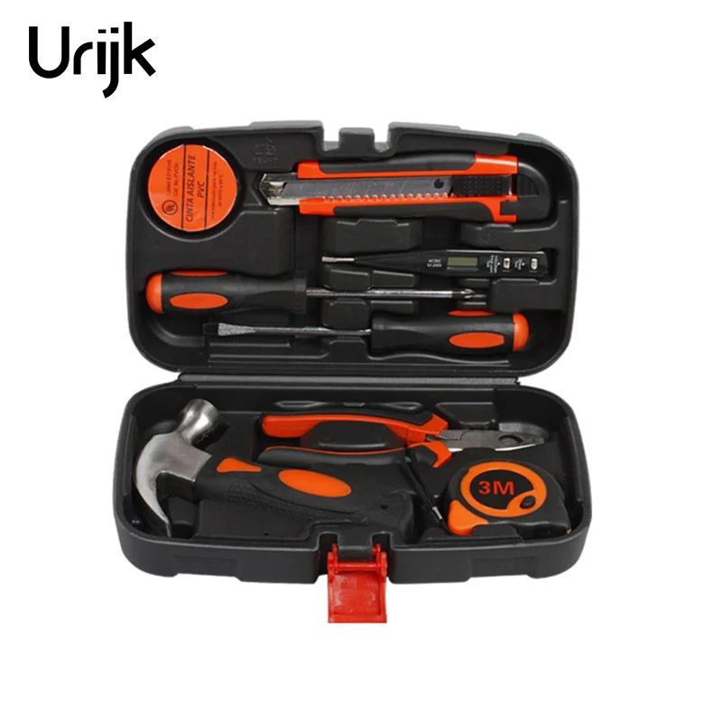 Urijk 9Pcs Multifunctional Woodworking Tool Set Screwdriver Tool Repair