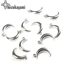 20 stücke 18*5MM Retro Zink-legierung Mond Form Charms Anhänger Für DIY Schmuck Zubehör Kostenloser Versand