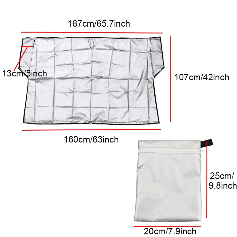 Автомобиль внедорожник магнит лобовое стекло крышка защита от солнца щит снег лед Мороз замораживание протектор черный серебристый для VW/BMW/Honda/Toyota