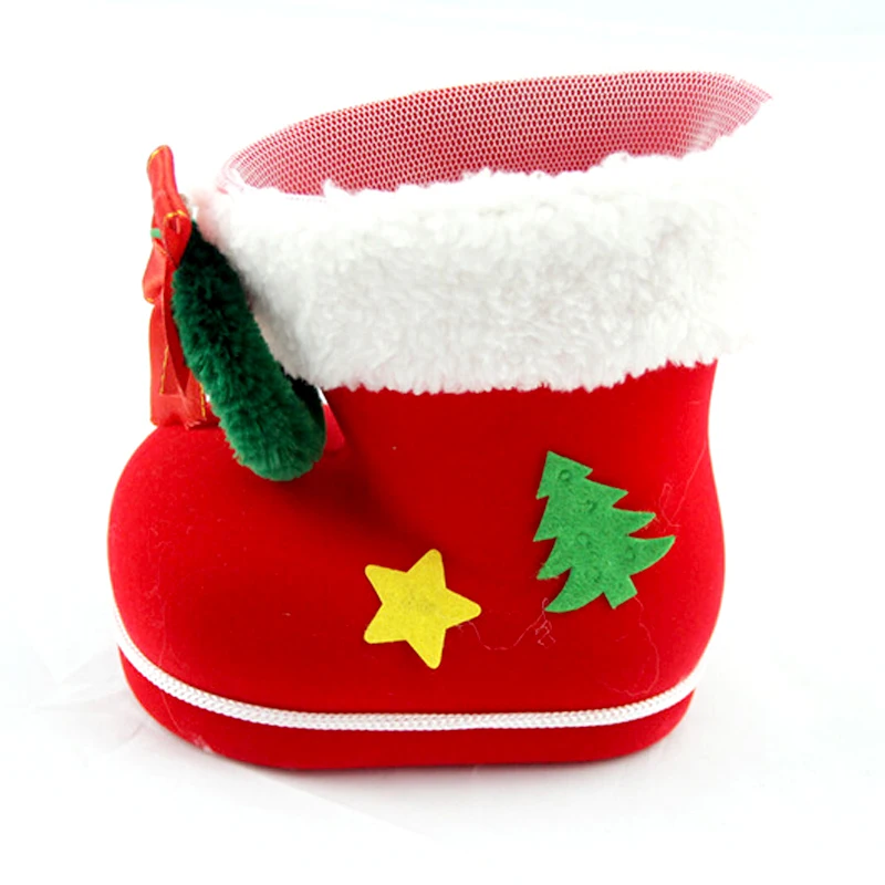 Обувь; рождественские подарочные пакеты; 3 размера; мешки для обуви Санта-Клауса; рождественские товары; новогодние подарки; рождественские подарки; упаковочные материалы