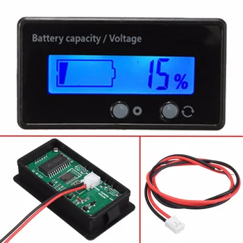 

Universal LCD Indicator Car Battery Capacity Voltmeter Tester Lead-acid Digital Voltage Monitor Display Power Detect Supplies