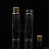 10 Pcs 20ml 22*80mm Empty Tiny Small Clear Cork Message Glass Bottles Vials DropShip 4