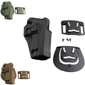 

Tactical Outdoor Hunting CQC Holster For Sig P220 226 228 229 Holsters Airsoft Paintball Pistol Black Green Tan Gun Holsters