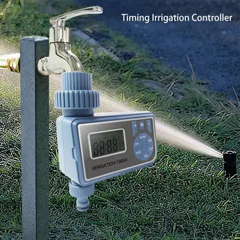 

Irrigation Controller Outlet Watering Device Family Garden Irrigation Timer with LED Light