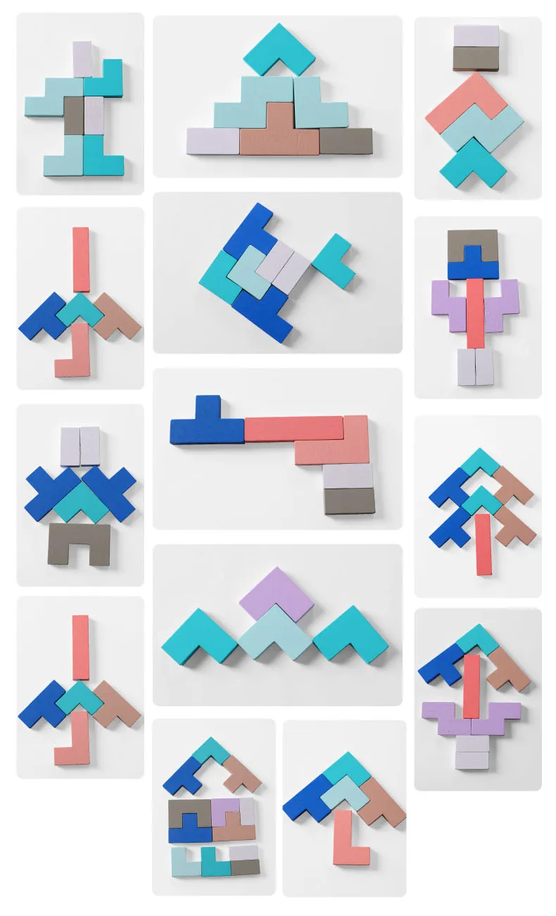 5 в 1, Детские деревянные игрушки, магнитная форма для рыбалки, цифровой Танграм/доска для пазлов, Обучающие Развивающие игрушки для детей