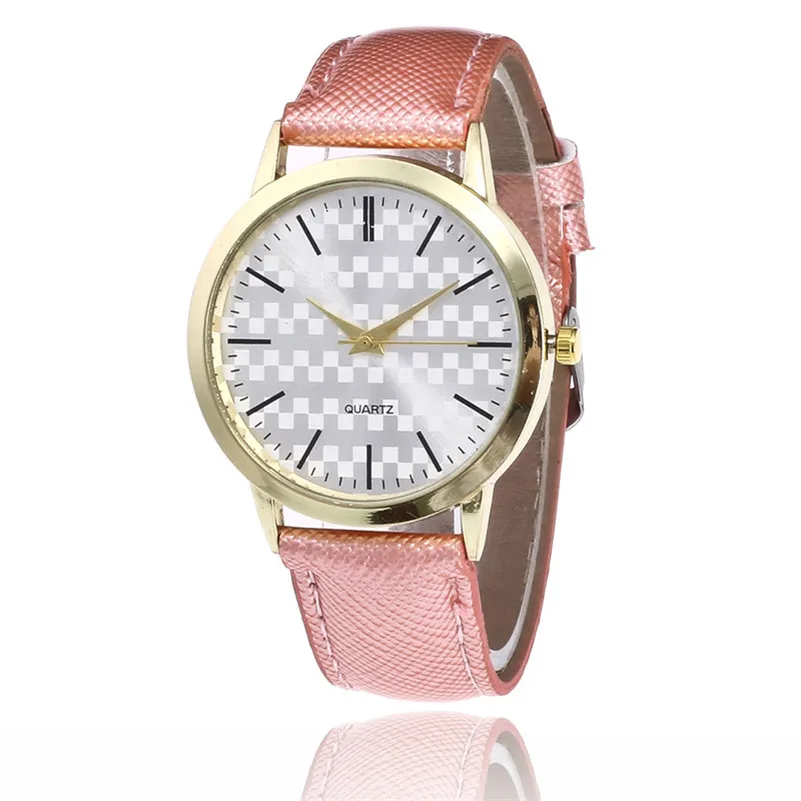 2018 New Watch Women Casual Relogio Feminino Leather Band Analog Quartz Round Wrist Watch clock Bracelet drop shipping M23 (4)