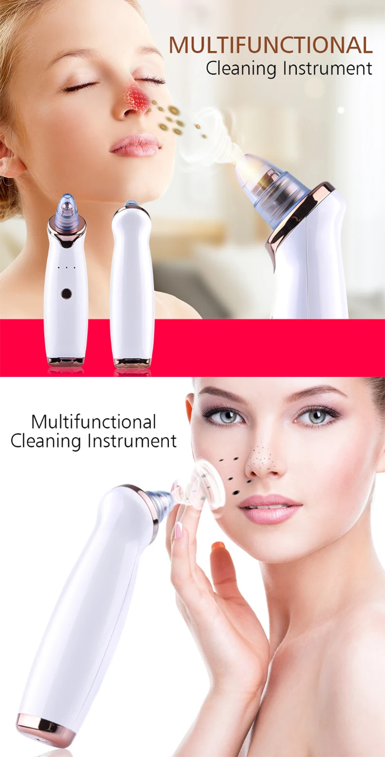 Blackhead Remover Skin Care Pore Vacuum Acne Pimple Removal Vacuum Suction Tool Facial Diamond Dermabrasion Machine Face Clean4