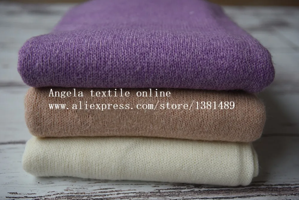 Wholesale Super soft Knit Woolen Fabric Thicker Newborn Photography backdrop baby photo prop