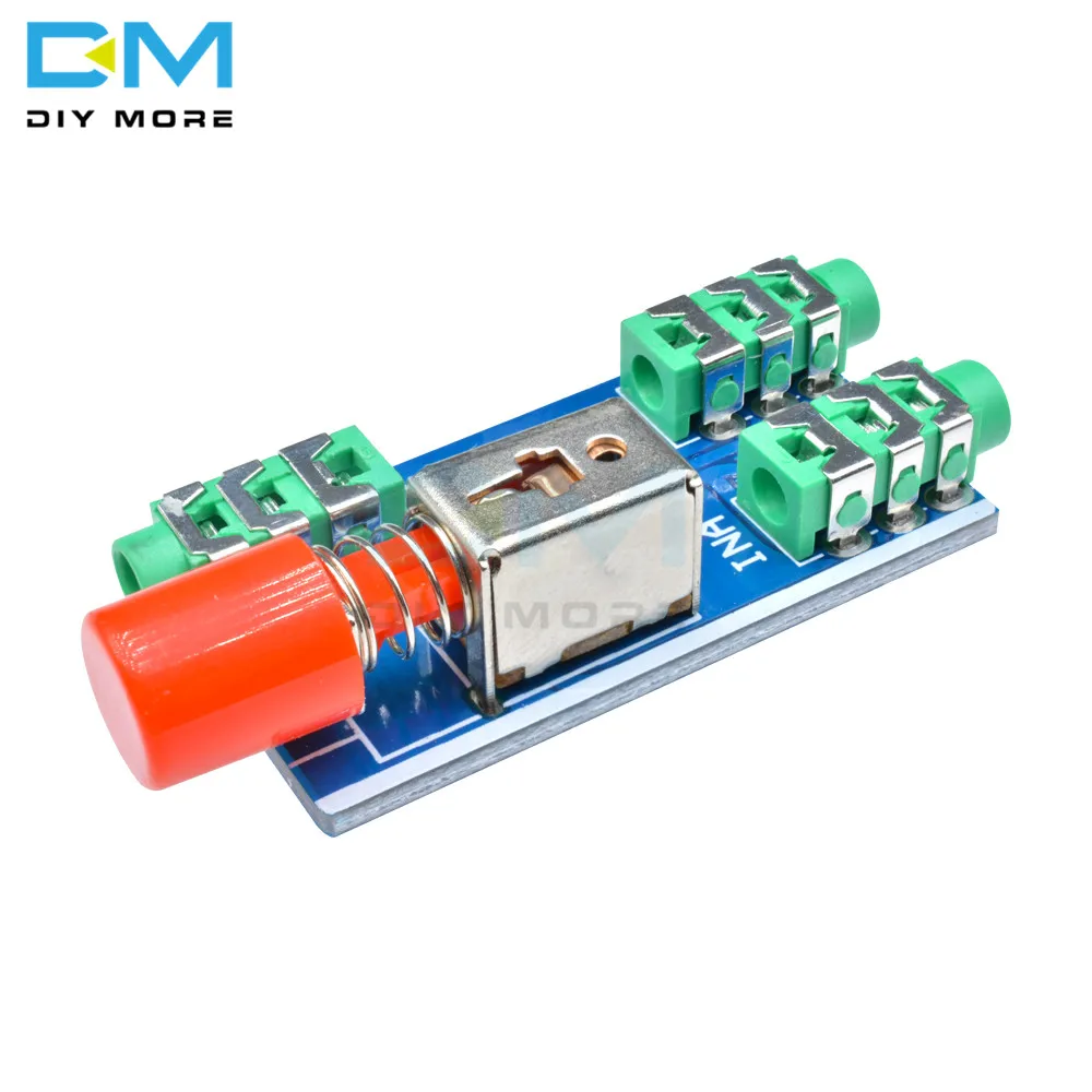 

Audio Switching Board 3.5mm Audio Input A / B Group Input Switch Select Output Module Button Switch Output/Input Model Board