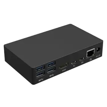 

SDB1 Type-C PD DC12V RJ45 Gigabit Network HDMI 4K Expansion Dock Station/US