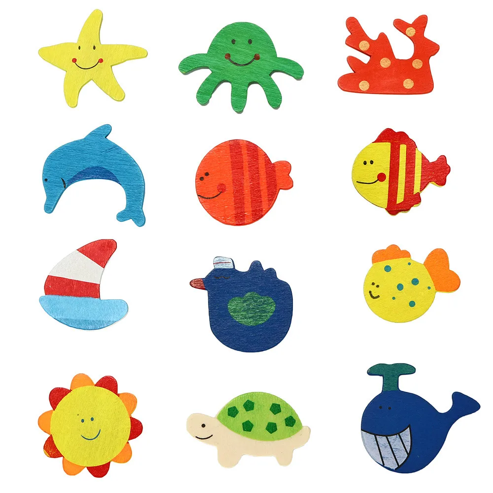 12pcs Cute Cartoon Fridge Refrigerator For Baby Kid