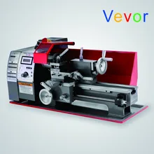 Minimáquina de torneado de Metal, torno metalúrgico motorizado, 600W