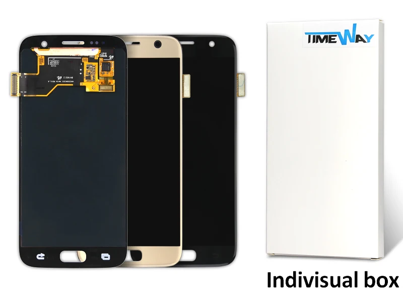 2pcs/lots Working for Samsung S7 LCD Display with Touch Screen Digitizer Assembly Replacement mobile phone lcd SM-G930A SM-G9300