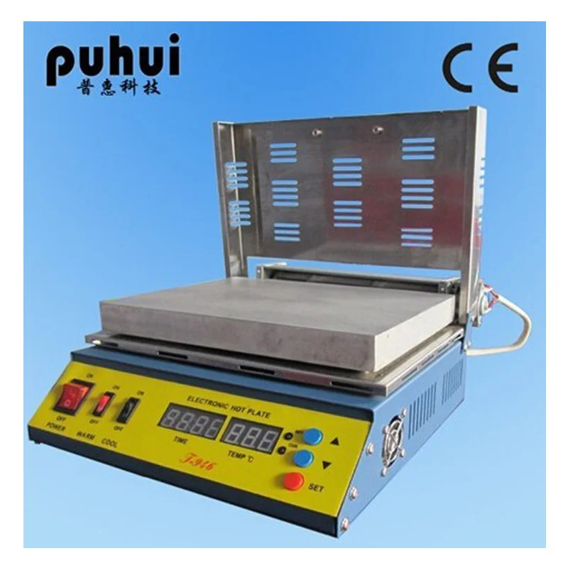 Electronic LED Heating Plate Station PUHUI T-946 180*240mm Heating Size 800W Preheating