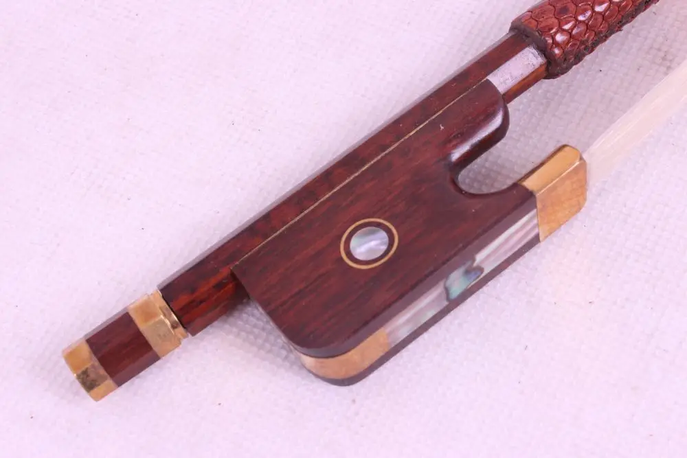 

1 pcs 4/4 Cello Bow snakewood High Quality New #DT-060 black fro g