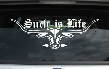 

Stickers SUCH IS LIFE & LONGHORN BULL Big 600mm For Aussie UTE Country BNS 60cm