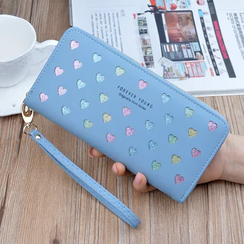 

High Quality Wallet Women Purse Leather Wallets Female Clutch Bag Long Women Wallet Card Holder carteira feminina WWS285