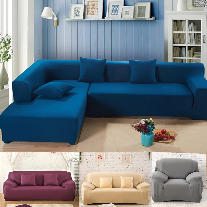 i shaped sofa cover stretch Case sectional couch home