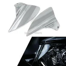Седло Щиты Тепла Двигателя Дефлекторы Для Harley Touring Моделей 2009-2015 Chrome