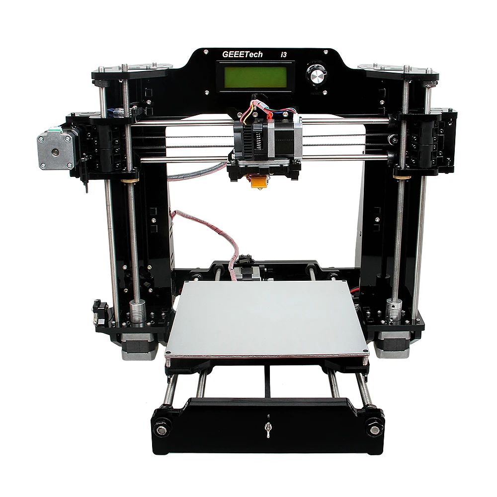 2016 Geeetech Prusa I3 X 3D Printer DIY KIT 4-I3 X 200*200*170mm Support PLA,ABS, Wood-Polymer, Nylon, flexible PLA and PVA.