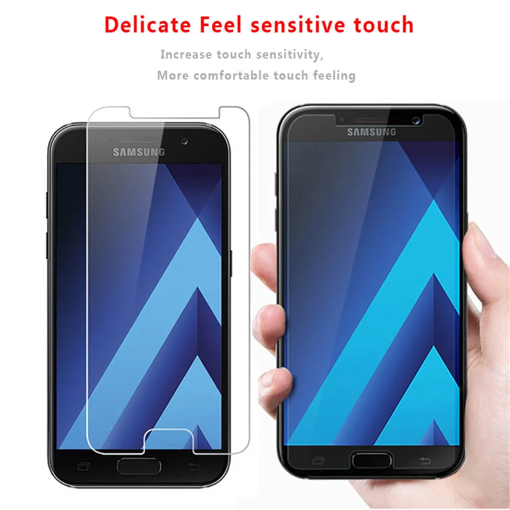 2.5D Защита экрана для Samsung A5 закаленное стекло Galaxy Grand Prime S3 S4 S5 S6 J3 J5 J7 J2 J1 mini 2016 2017 9H