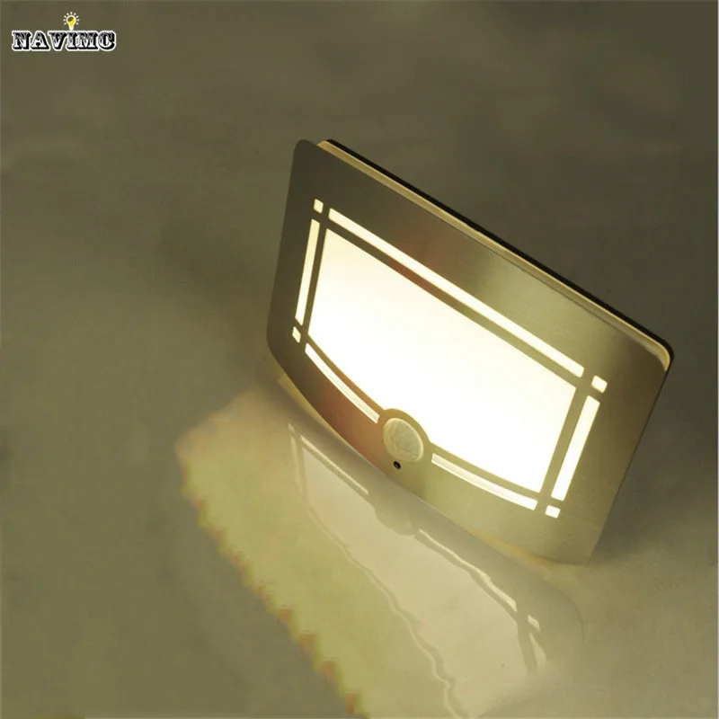 

Wireless Infrared Motion Sensor Wall LED Night Light Novelty Battery Powered Porch Night Lamp Motion Sensor Light For Home