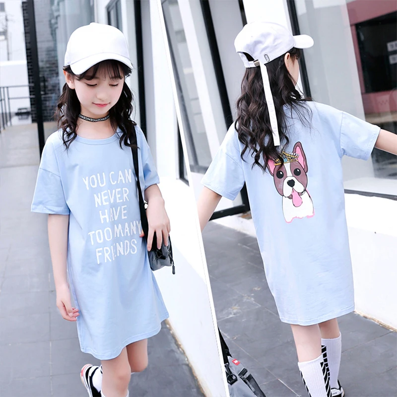 baby blue t shirt dress