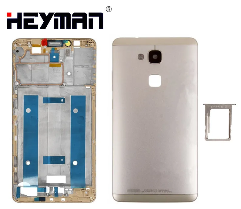 Корпус для huawei Ascend mate 7 MT7-L09 JAZZ-L09 экран средняя передняя рамка Корпус рамка держатель рамка задняя крышка чехол для двери