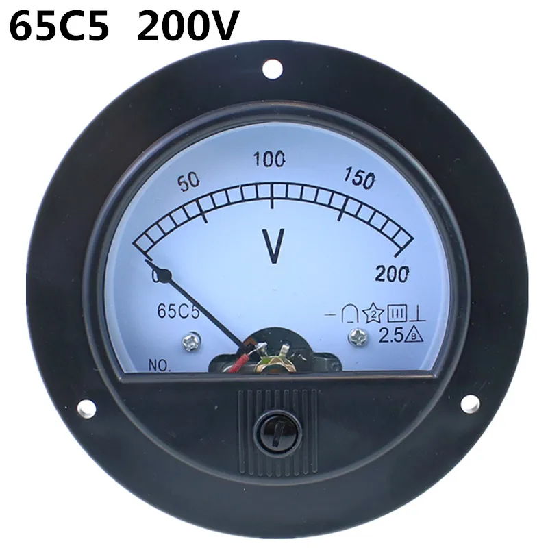 62T2/65C5 200V класс 2,5 Аналоговый вольтметр измеритель напряжения измерительный прибор