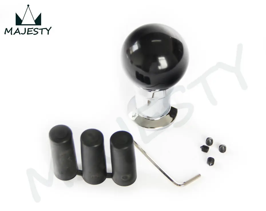 Car Gear Shift Knob Auto MOMO Gear Shift Gear Knobs Universal Aluminum Auto Shift Knob Black