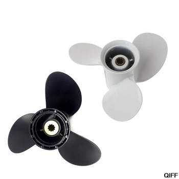 

Aluminum Boat Outboard Propeller for Suzuki 9.9-15HP Black 3 Blades 10 Spline Tooth 9 1/4 x 11 May06