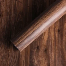 Самоклеющиеся Бумага Мебель декоративные деревянные украшения зерна Плёнки/Водонепроницаемый Мебель холодильник Кухня Кабинет стена Бумага