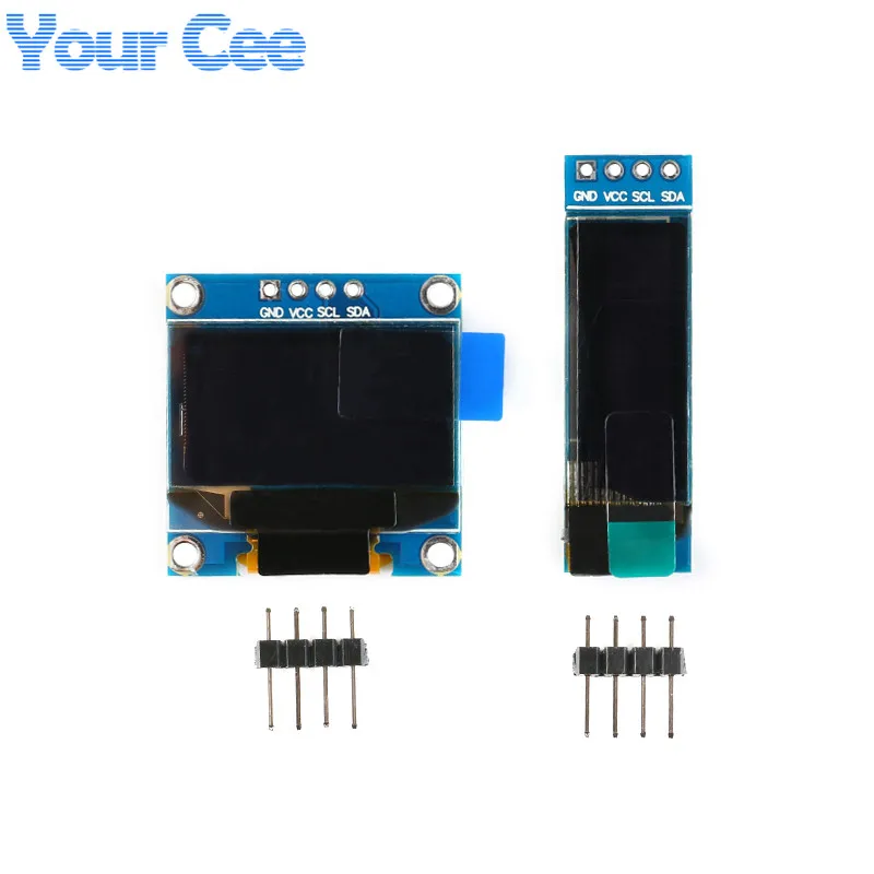 0,91, 0,96 дюймов, серия iec, белый OLED ЖК-дисплей, модуль 0,9" 0,96" 12832 12864 SSD1306, ЖК-экран, Diy модуль IIC, связь