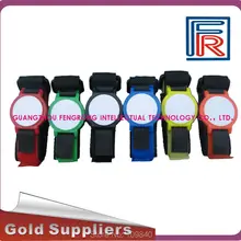 125 кГц RFID браслет нейлон с EM чип, близость только для чтения браслет для контроля доступа, 100 шт./лот